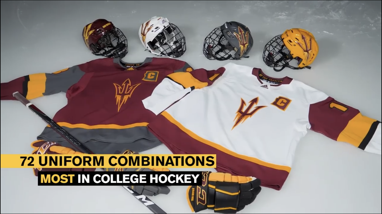 college hockey uniforms